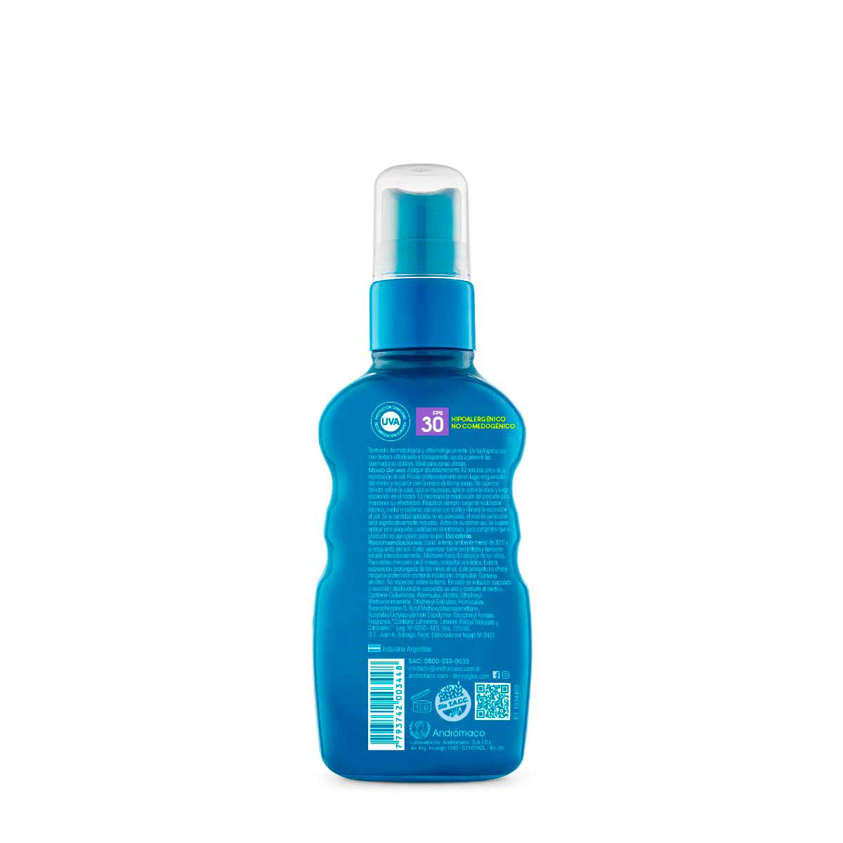 Protector Solar Dermaglós FPS 30 spray invisible 180 ml