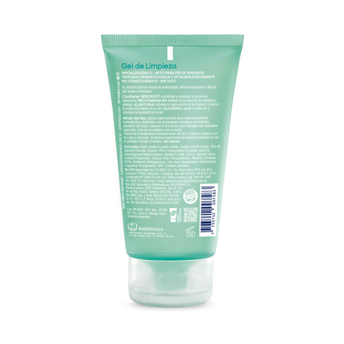 Dermaglós Facial Gel de Limpieza Piel Mixta a Grasa 150 g image number 3