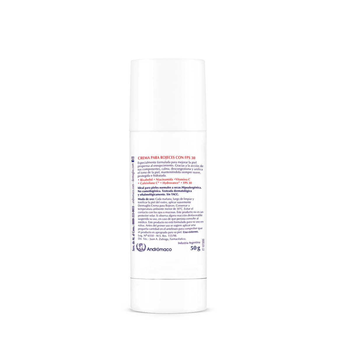 Dermaglós Facial Crema para Rojeces 50 ml image number 4