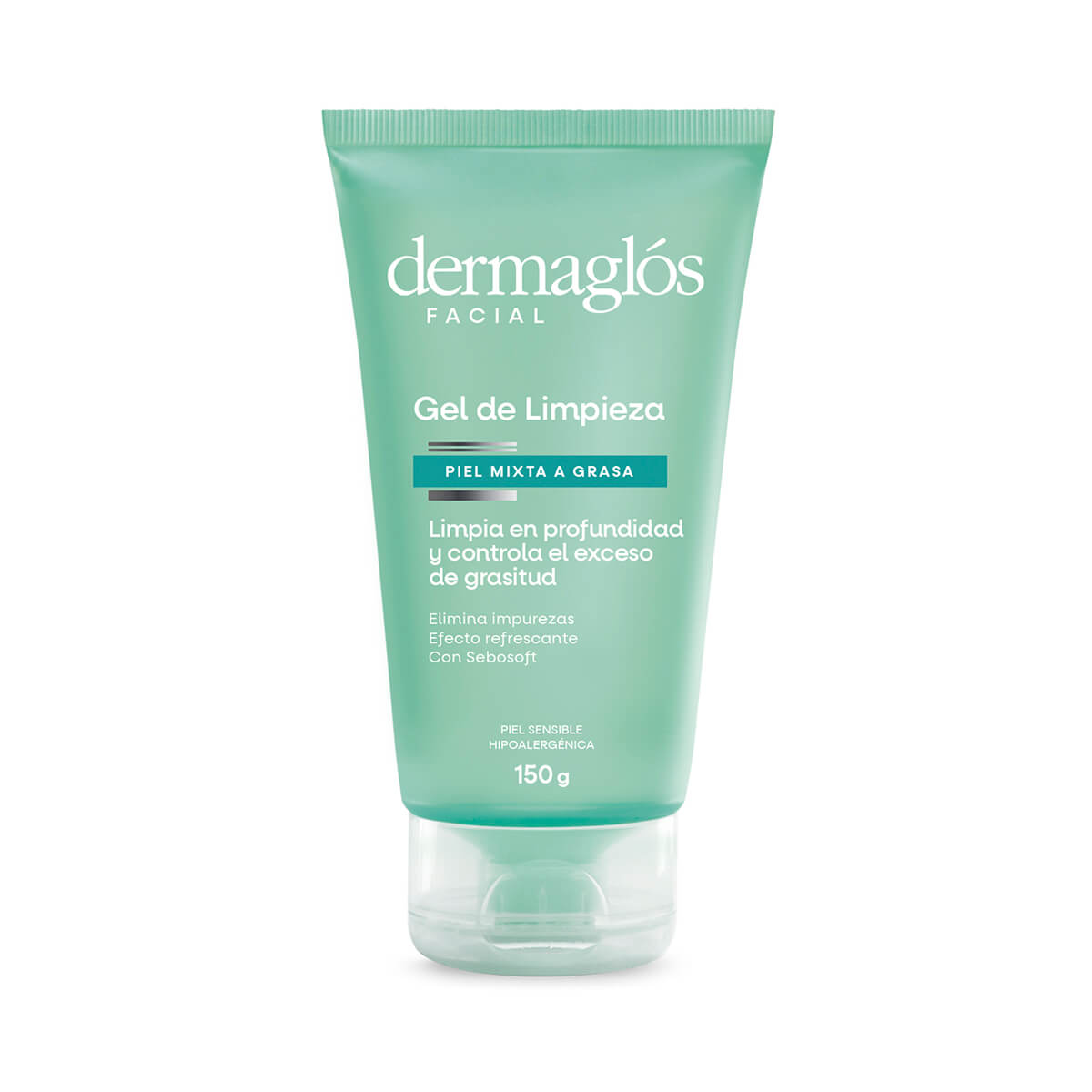 Dermaglós Facial Gel de Limpieza Piel Mixta a Grasa 150 g image number 0