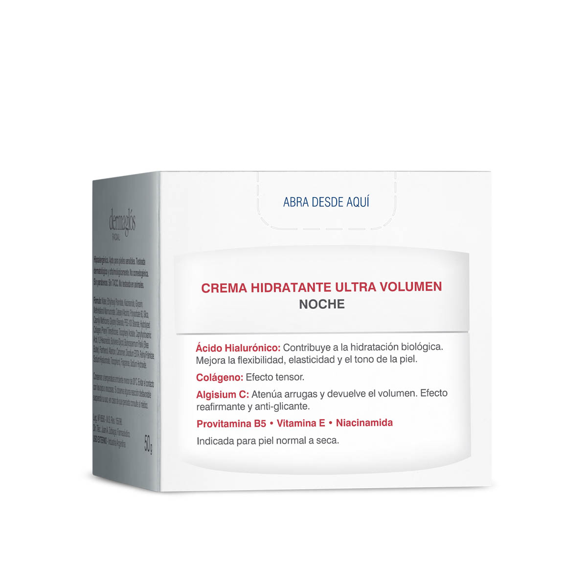 Dermaglós Facial Crema de Noche Ultra Volumen 50 g image number 4