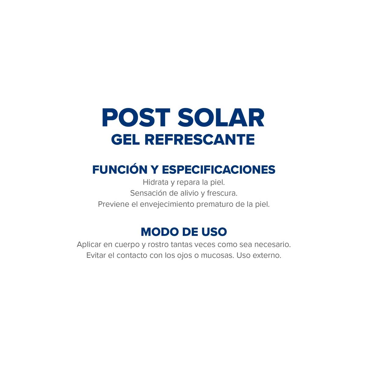 Gel Post Solar Dermaglós 300 g image number 3