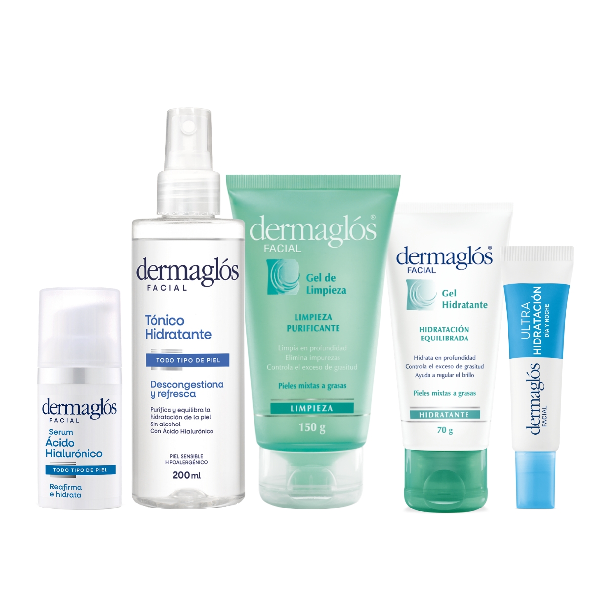 Kit Rutina Experta Dermaglós Piel Mixta con Serum