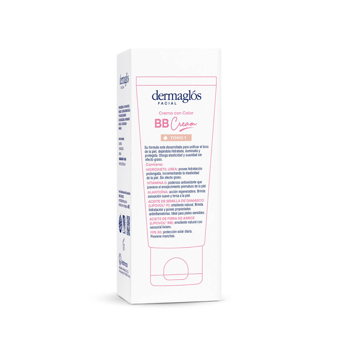 Dermaglós Facial Crema con color BB Cream Tono Claro con FPS 30 50 g image number 5