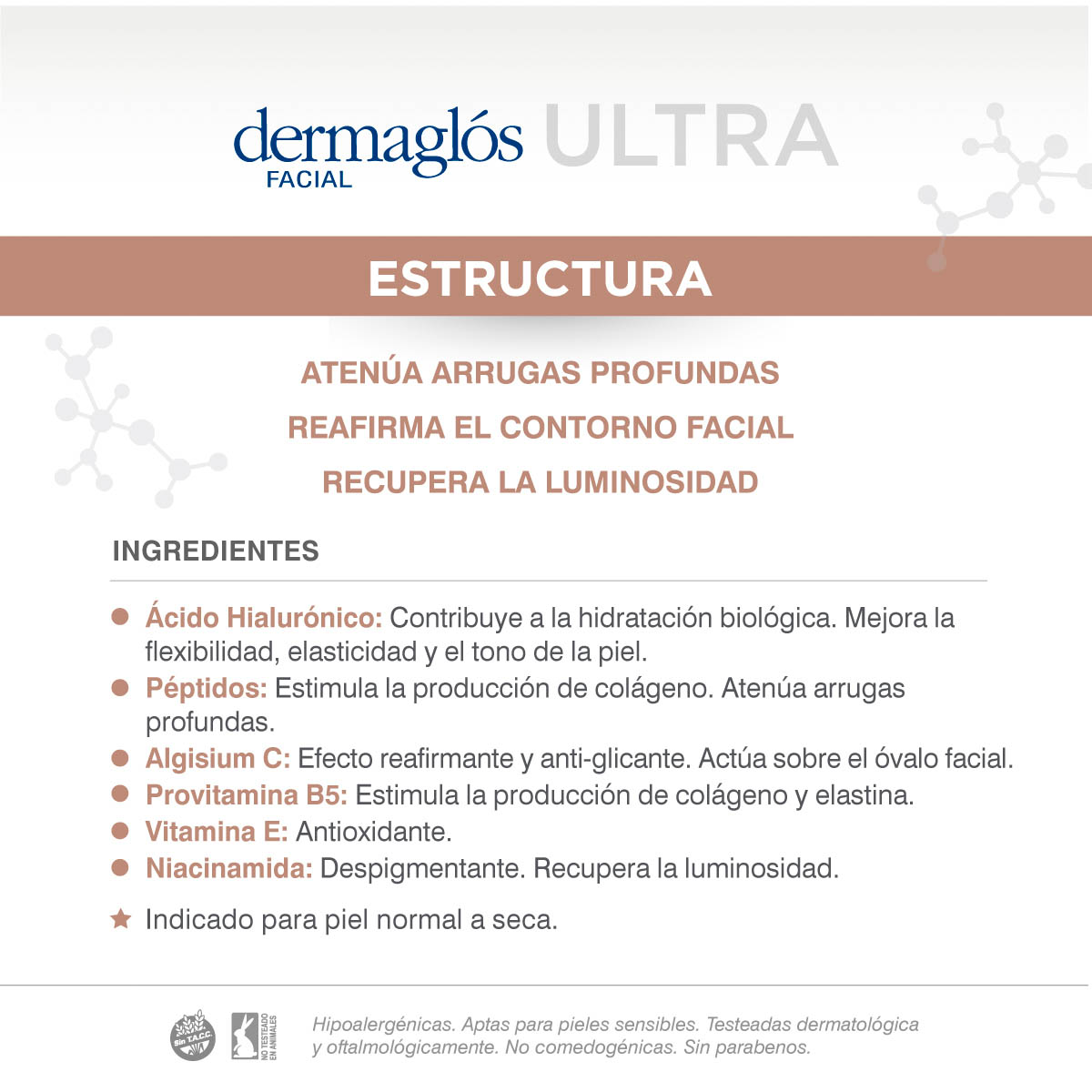 Crema Dermaglós Contorno Ojos Ultra Volumen y Estructura 15 g image number 9