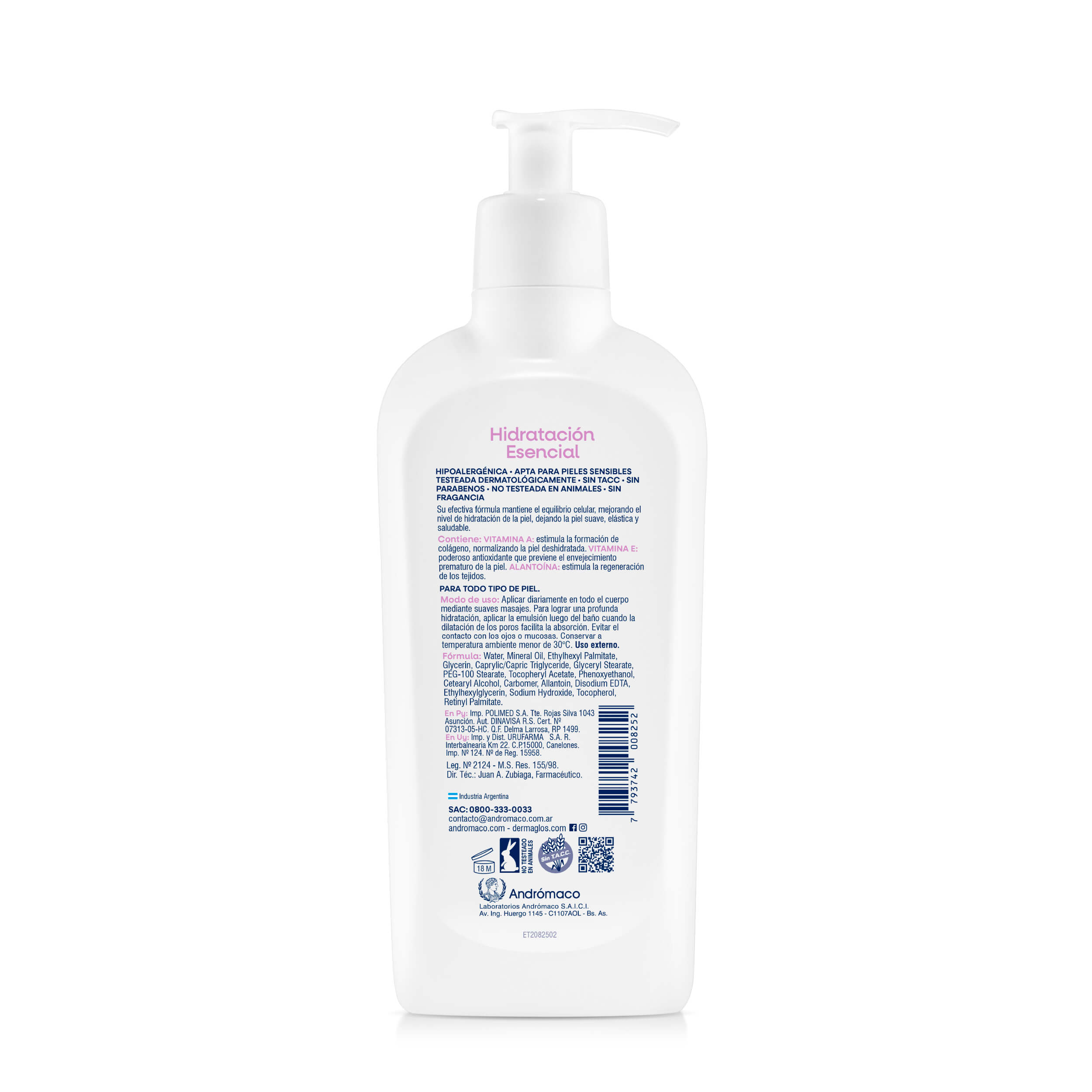 Dermaglós Corporal Emulsión Hidratación Esencial 300 ml image number 2