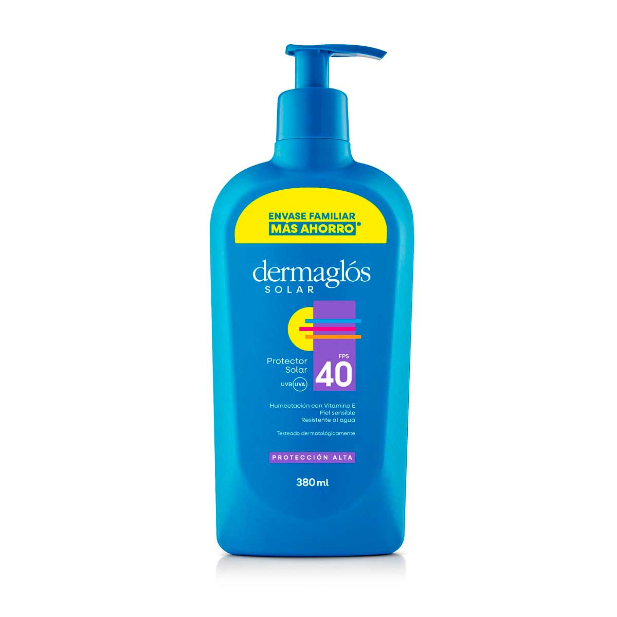 Protector Solar Dermaglós FPS 40 emulsión 380 ml