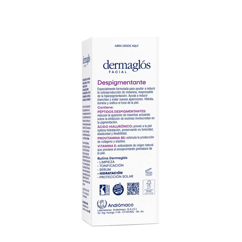 Dermaglós Facial Crema Gel Despigmentante 50 g image number 3