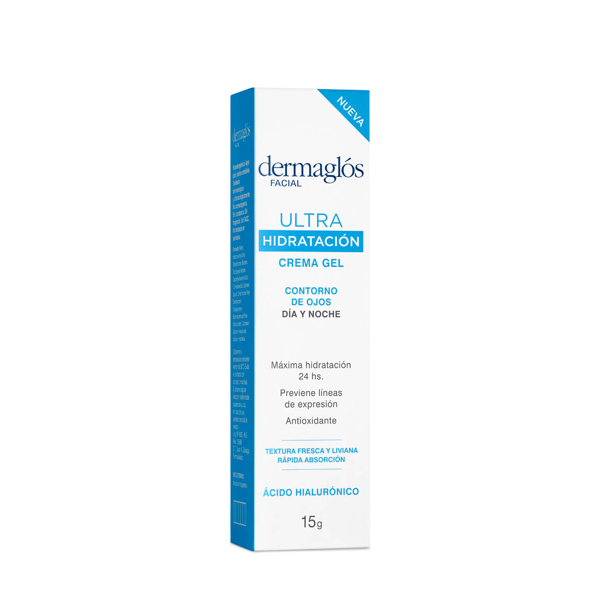 Dermaglós Facial Crema Gel Contorno de Ojos Ultra Hidratación 15 g image number 3