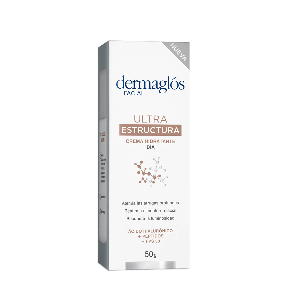 Crema Dermaglós Hidratante Día FPS 30 Ultra Estructura 50 g image number 3