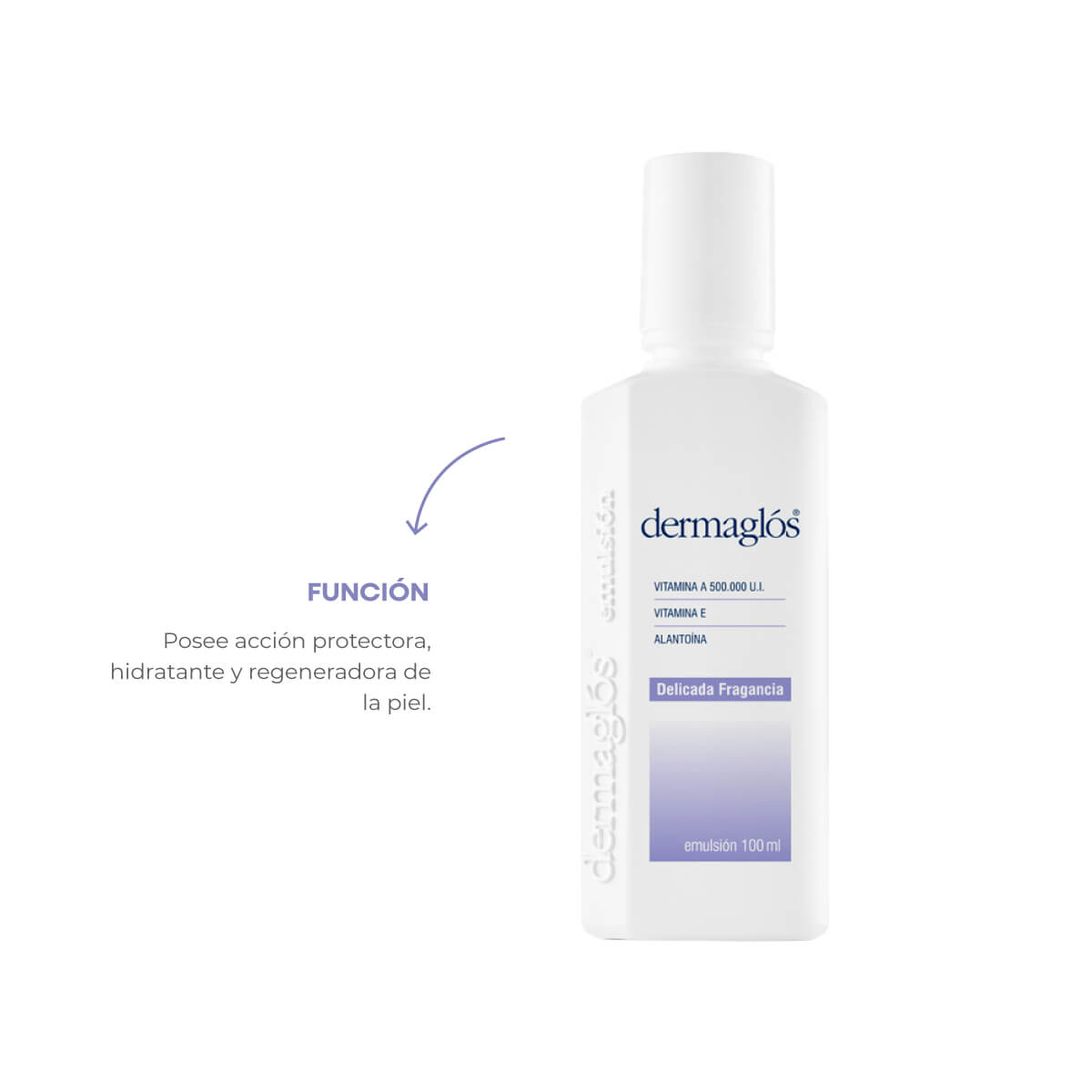 Dermaglós Terapéutica Delicada Fragancia Emulsión 100 ml image number 3
